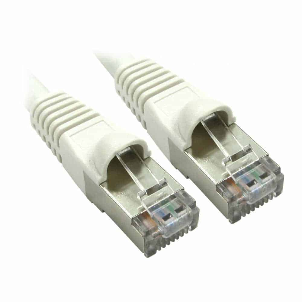 Progressive Robot 3M Cat6a LSZH RJ45 White Moulded Snagless Ethernet Cable